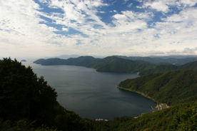 賤ヶ岳から琵琶湖を望む